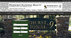 Desktop Screenshot of pinehurstnationalrealty.com
